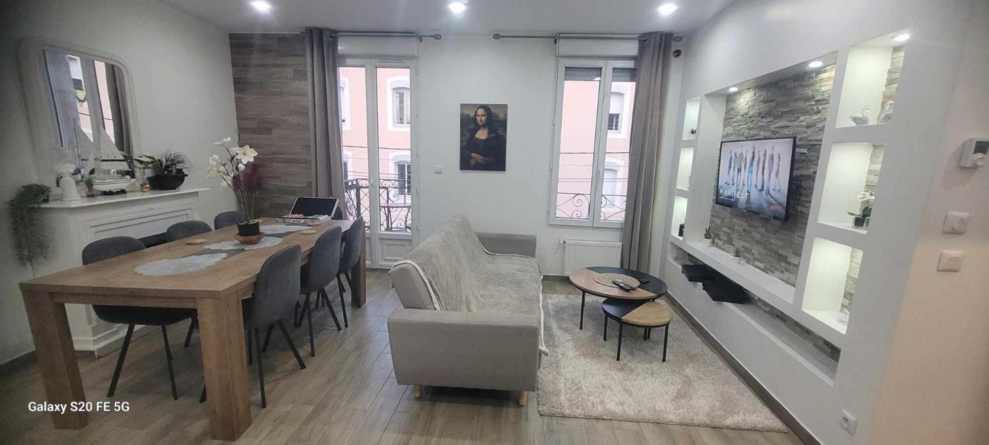 Les Suite Appartement A Chalon Sur Saone Rum bild