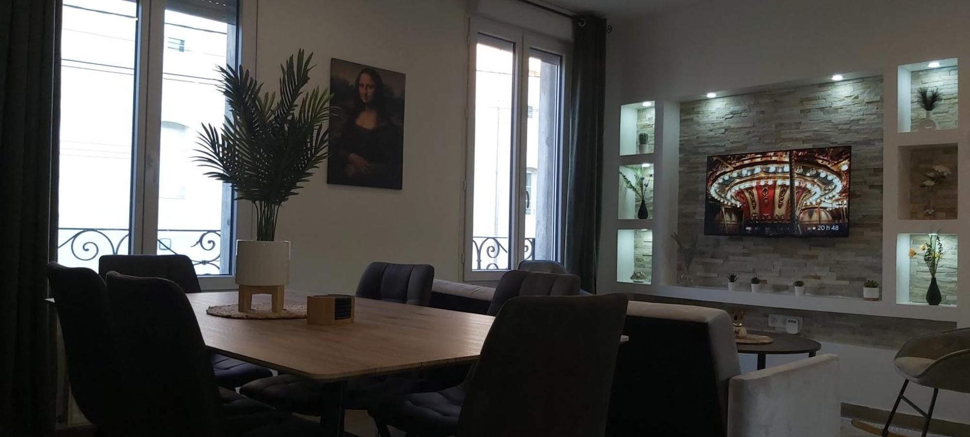 Les Suite Appartement A Chalon Sur Saone Rum bild