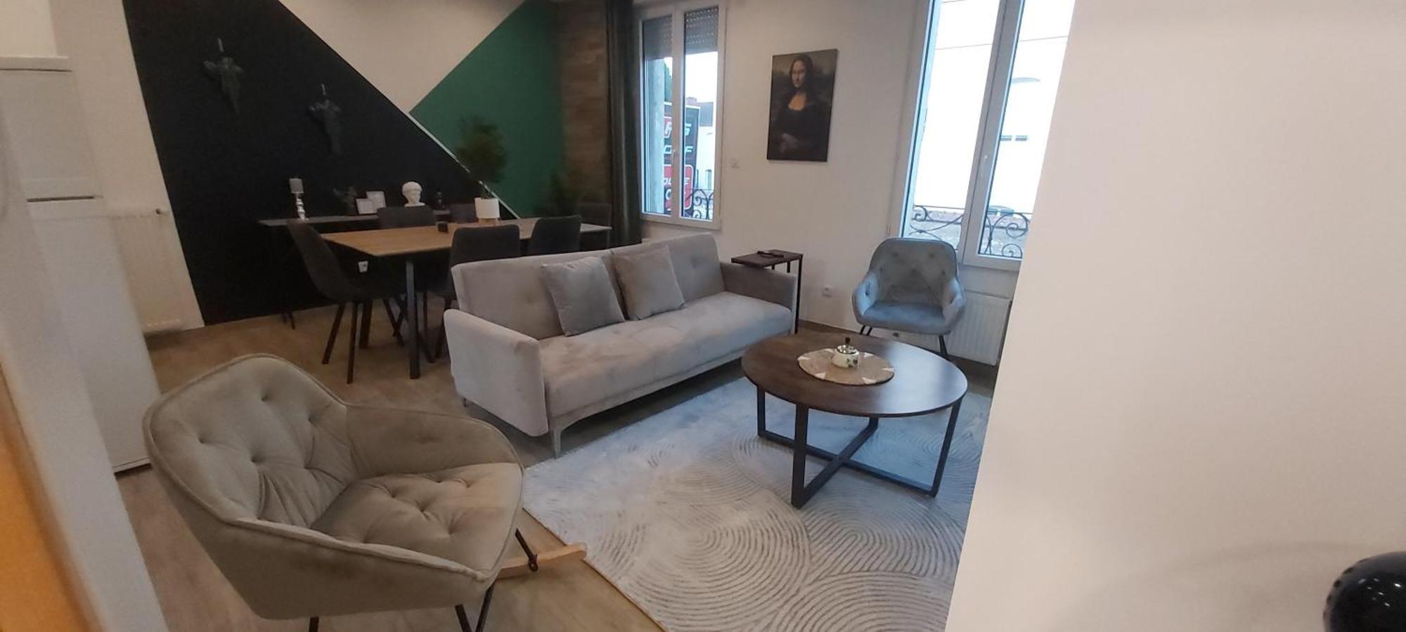 Les Suite Appartement A Chalon Sur Saone Rum bild