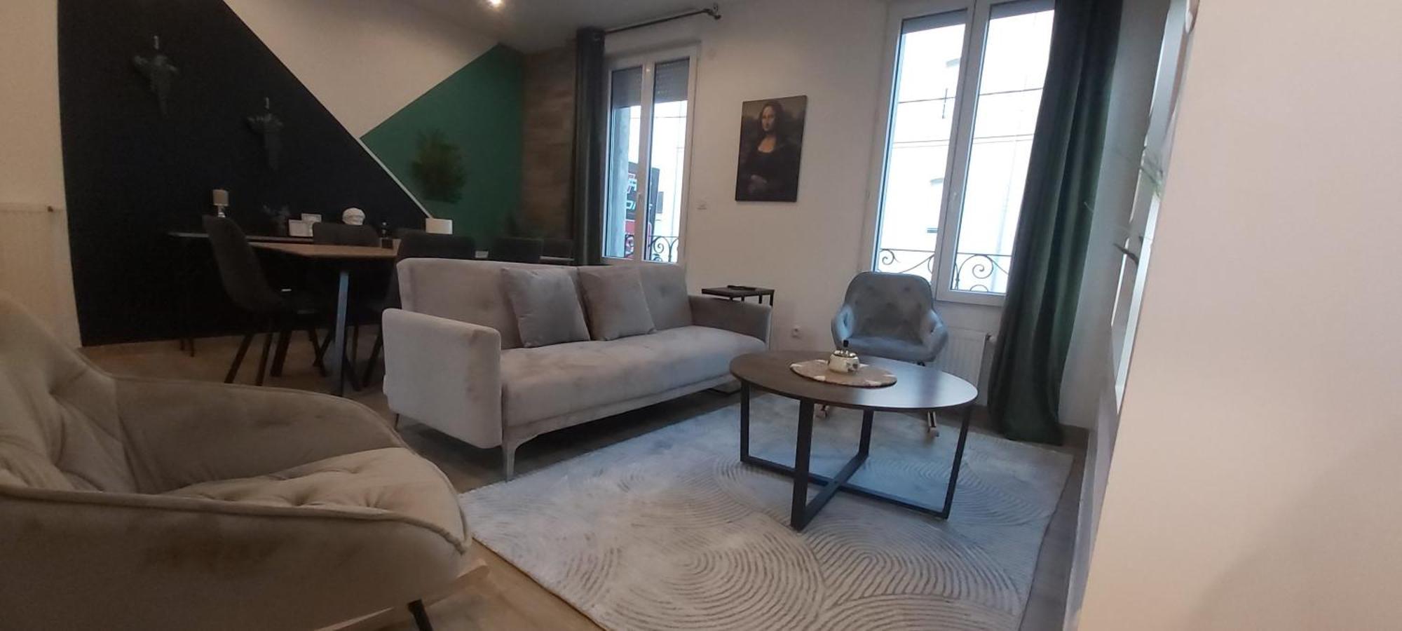 Les Suite Appartement A Chalon Sur Saone Rum bild